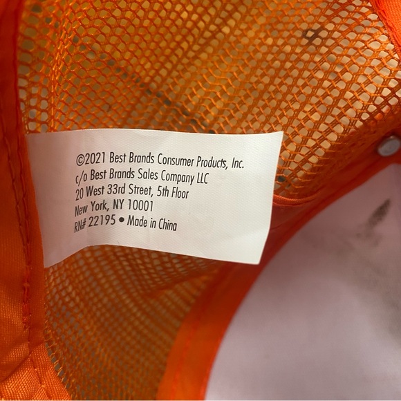 Orange 'Stay Wild' Trucker Hat - Picture 5 of 6